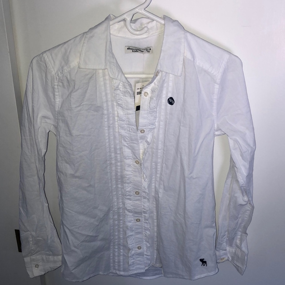 White Button Down Top
